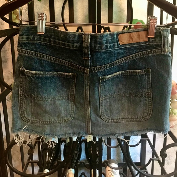 ABERCROMBIE & FITCH DENIM MINI SKIRT! Size 00. - Picture 1 of 7